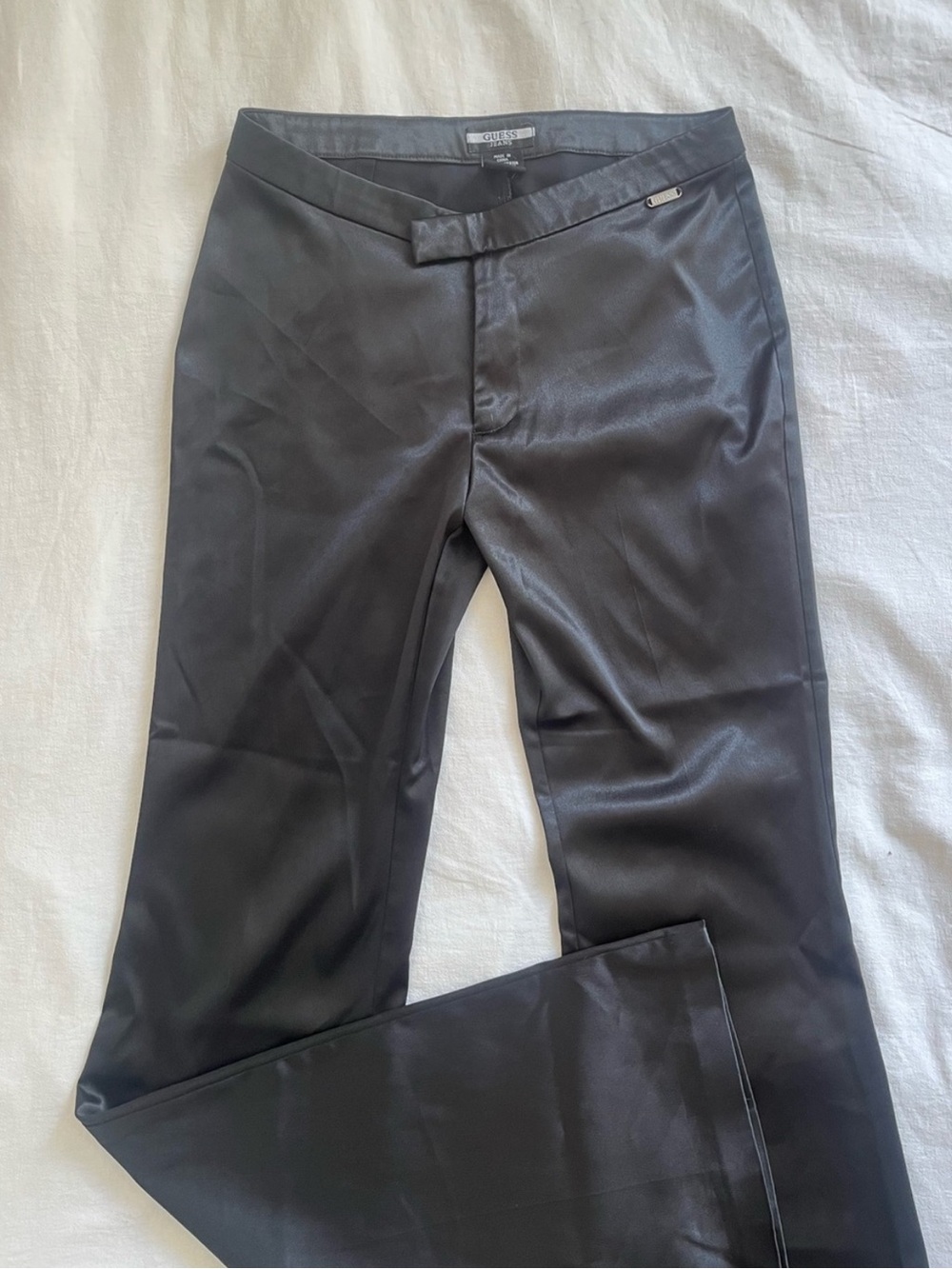 Guess satin flared pants